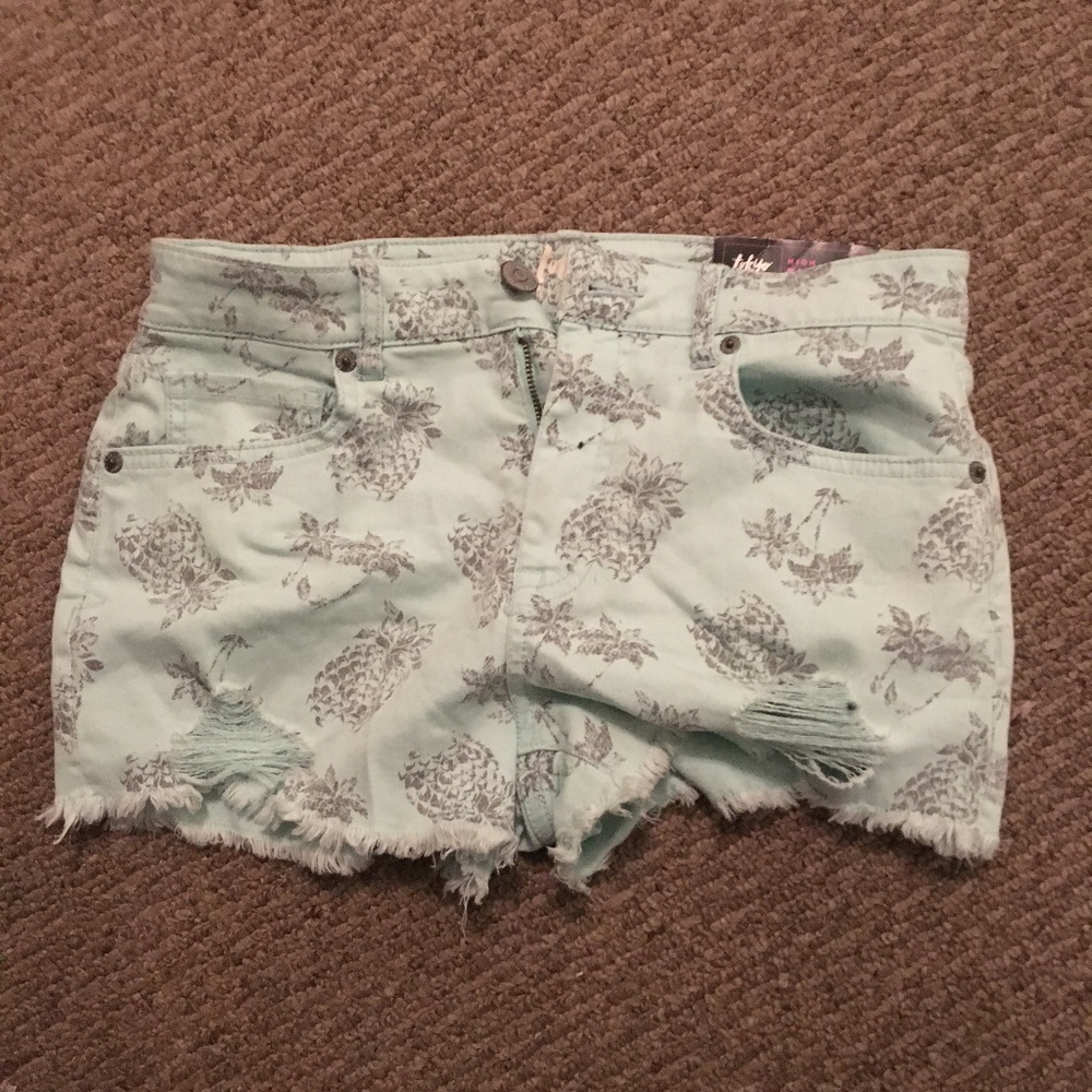High waisted shorts